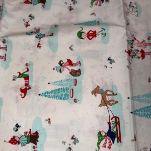 Imprimé hiver Pixie Noel 1/2 v par Tasha Noel pour tissu en coton Riley Blake