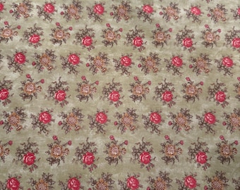1/2 yd Cottage Rose by Robyn Pandolph Floral Print cotton fabric for Moda