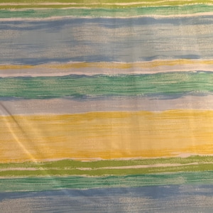 1/2 yd Vintage Pastel Stripe Print  by Kesslers for Concord Cotton Fabric