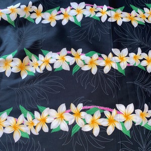  Tela de polialgodón con estampado floral hawaiano Aqua – Vendido  por yarda – 58 pulgadas / 59 pulgadas : Arte y Manualidades