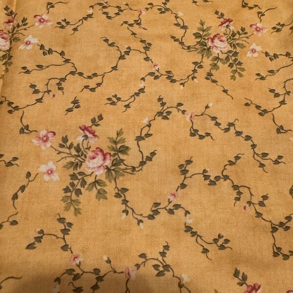 19” Bed of Roses by Robyn Pandolph Floral Print cotton fabric for Moda