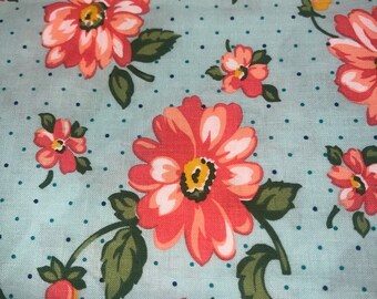 1/2 Yd Floral Print by Cluck Cluck Sew for Whistler Studios Cotton Fabric