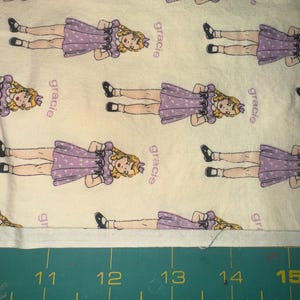 Fat Quarter Vintage Aunt Grace 30’s Gracie Girl  Reproduction Print by Judie Rothermel for Marcus Brothers Cotton Fabric