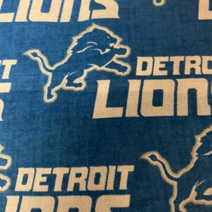 NFL Detroit Lions Cotton Fabric