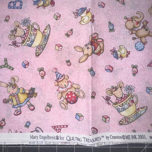 FAT QUARTER Mary Engelbreit Fabric Nursery Print Cotton Quilt Fabric H