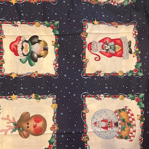1/2 yd Whimsical Christmas Block By Dianna Marcum For Marcus Brothers