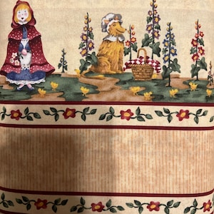 1/2 Yd “Little Red Riding Hood” Print for Red Rooster Fabrics