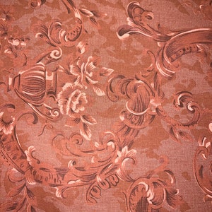 1/2 Yd Vintage  Floral Tonal Blender Cotton Fabric