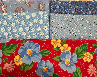 Fat Quarter 30’s Reproduction Print Cotton Fabric