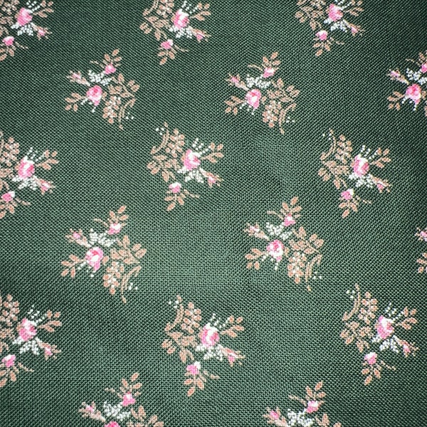 1/2 yd vintage petit tissu en coton imprimé floral par Yours Truly 35" de large