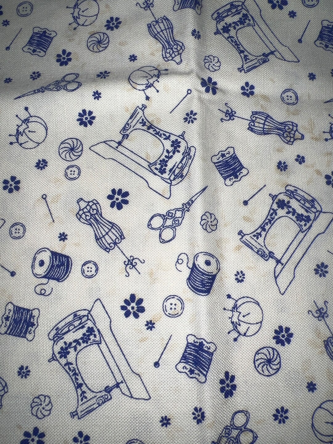 1/2 Yd Sewing Notions Print Cotton Fabric by Joanns Etsy