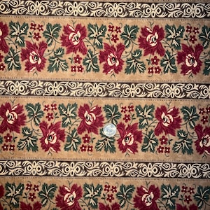 1/2 Yd Vine Creek Floral Stripe by Kansas Troubles for Moda Cotton Fabric