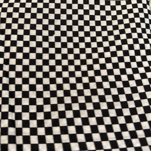 FAT QUARTER Mary Engelbreit Black Checkered Print Cotton Quilt Fabric