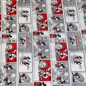 1/2 Yd Disney Mickey & Minnie Love Affair Print by springs Creative Cotton Fabric
