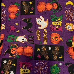 Fat Quarter All over Halloween Katoen Print Stof