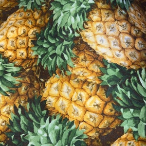 18” Kyle’s Marketplace” Pineapple Print Cotton Fabric for RJR Fabrics