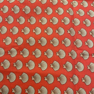 1/2 Yd Michael Miller “Paradise Cove ” Shell Dot Print Cotton Fabric