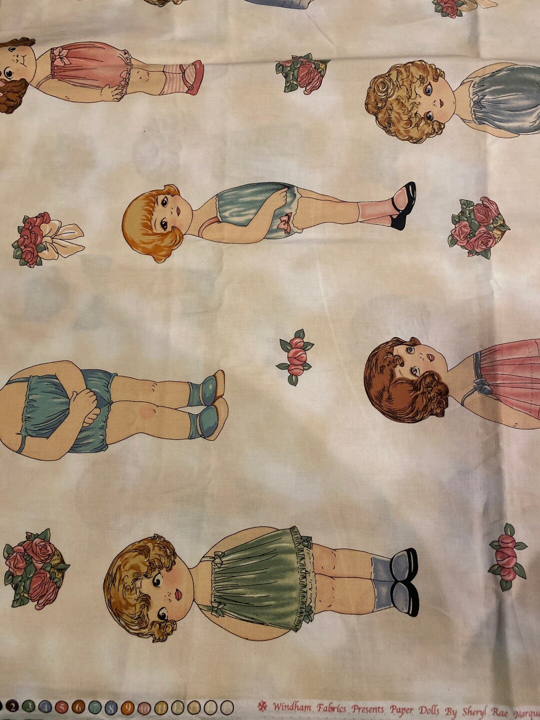 20 Paper Dolls by Sheryl Rae Marquez for Windham Fabrics Etsy