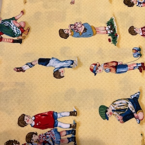 1/2 Yd Michael Miller “Recess” Retro  Kids Cotton Fabric