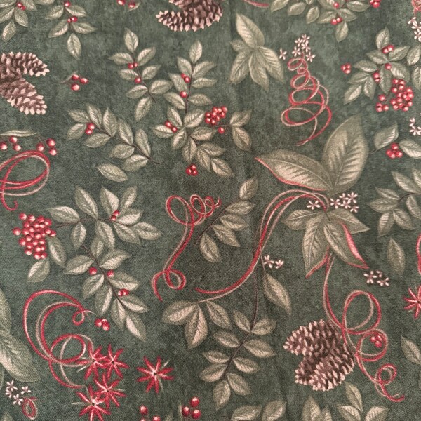 Holly Taylor Christmas Fabric Etsy