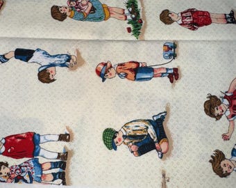 1/2 Yd Michael Miller “Recess” Retro  Kids Cotton Fabric