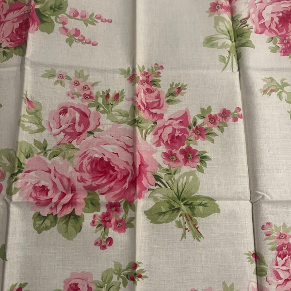 Tanya Whelan Barefoot Roses Fabric - Etsy