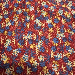 1/2 Yd Multi Color Print cotton fabric for Robert Kaufman