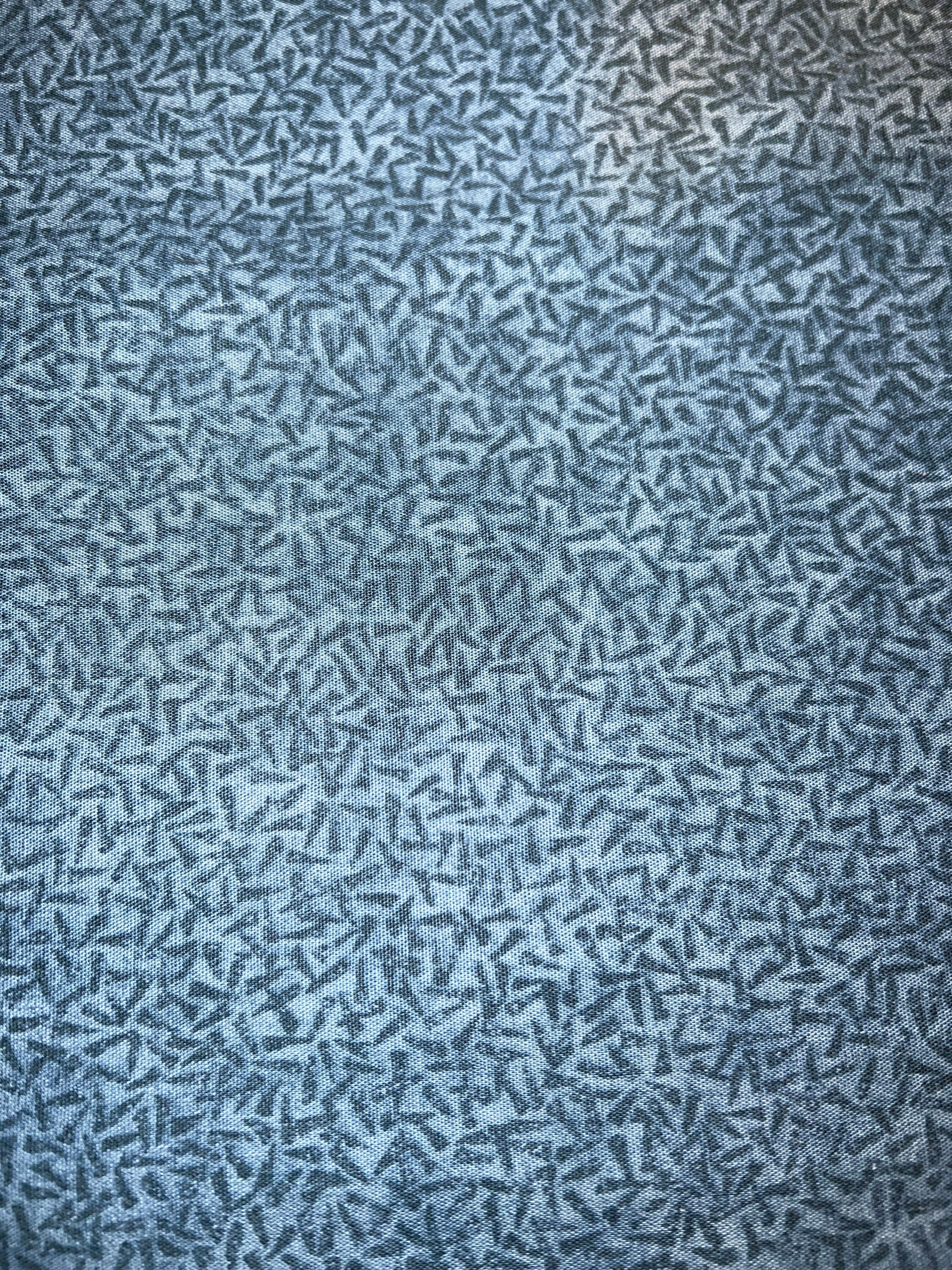 1/2 Yd “ Dream Field Collection” Blue Tonal Blender Print by Fabri ...