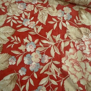 Estampado floral "Papillon" de 1/2 yd de 3 hermanas para tela de algodón Moda