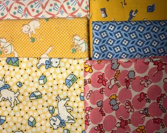 Fat Quarter 30’s Reproduction Print Cotton Fabric