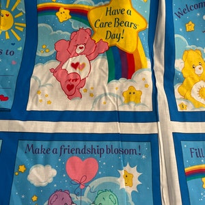 VIP Cranston Cloth Book Fabric Panel Have a Carebears Day Cut and Sew