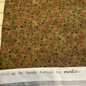 17” “happy Hollow” Floral Print by Sandy Gervais for Moda Cotton Fabric ...