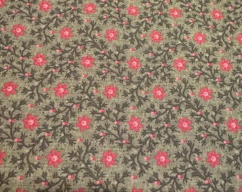 1/2 Yd Vintage 1800’s Reproduction by Pam Buda Cotton Fabric for Marcus Brothers