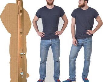 Custom Life-Size Standup Cardboard Cutout – Personalized Cutout of Yourself, Loved Ones, or Favorite Characters – Perfect for Parties/Gifts