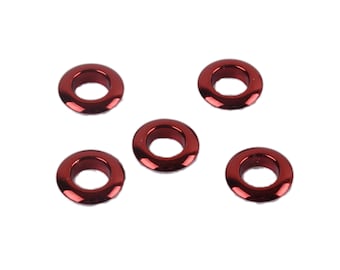 10Stk/50Stk/100Stk 18x10mm Rote Grommets Handtasche Metall Zubehör Runde Ösen