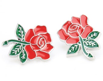 Rose Brooch Plant Enamel Pin Decoration Pin Badge Clothing Accessories