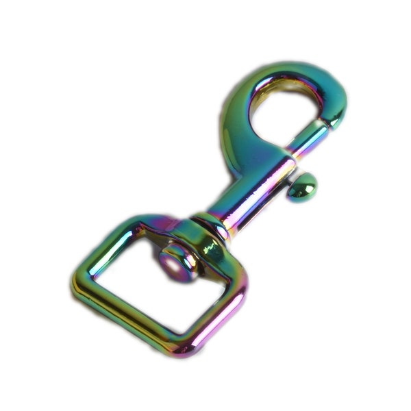 10pcs Rainbow Swivel Hook Dog Custom Dog Hook Metal Trigger Swivel Snap Hook pour sac à main