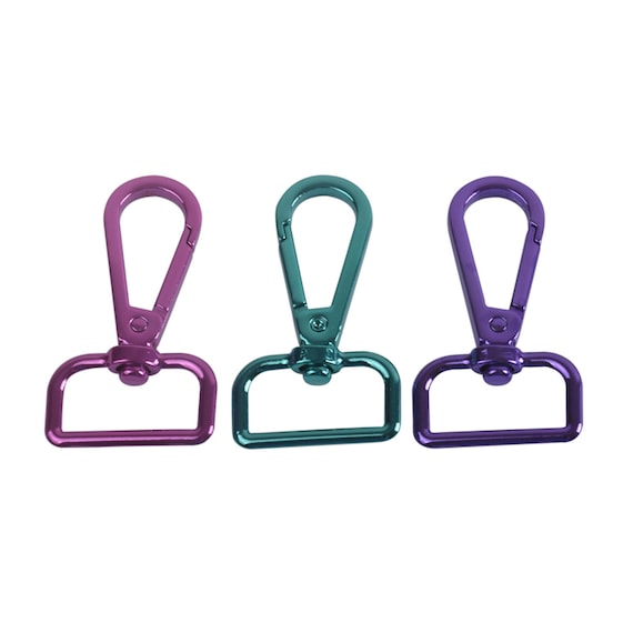Buy 25mm Deep Green/blue/purple Color Trigger Snap Hook Swivel Clasps  Lanyard Snap Hook Online in India 