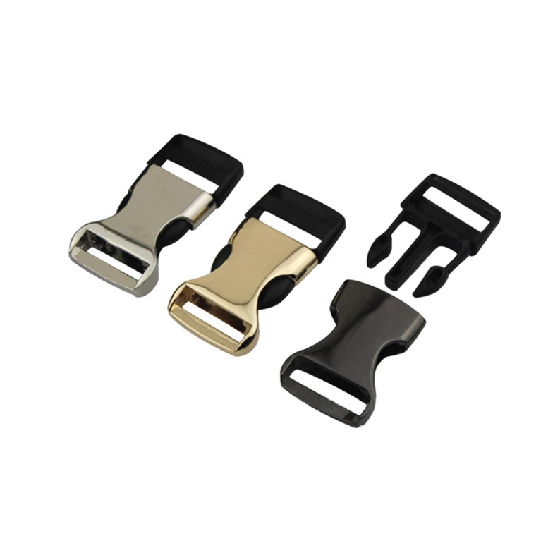 10pcs 25mm/32mm Metal and Plastic Bag Adjusting Side Release Buckle Luggage Hardware Accessories Light Gold/Nickle/Gunmetal zdjęcie 1