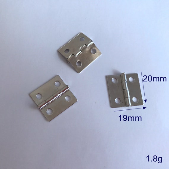 19x20mm Nickle Hinge for Wooden Box Small Metal Hinge Box Etsy