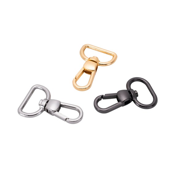 Dritz 1/2 inch Small Swivel Hook & D-Ring, Gunmetal | Handicraft