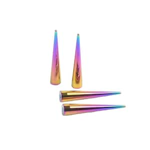 10/20/50pcs 10x55mm 19x150mm Rainbow Nailhead Spike Rivets for Handbag Garment image 1