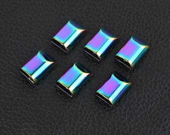 4pcs Various Color Zipper End Rectangle Zipper End