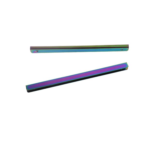 150mm Rainbow/Nickle/Gunmetal Edge Strip Straight Purse Wallet Edge Banding Clip Edging Strip Edging Tape