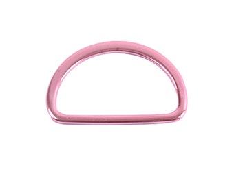 Pink 40mm Metal D Ring Buckle Purse Hardware D Ring Belt Buckles