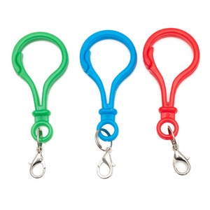 Transparent Green,30Pcs Small Plastic Lobster Clasp,Glasses Chain  Clasps,Handbag Purse Strap Charm Key Chain Snap Hook Clasps-25x19mm