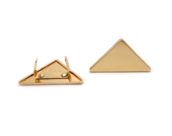 New Metal Label,Triangle Shape Label For Bag