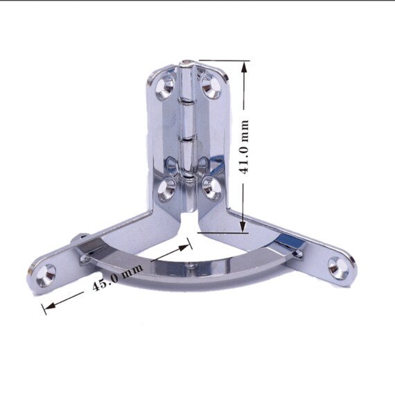 Zinc Alloy Jewelry Box 90 Degree 41x45mm Small Metal Quadrant Etsy