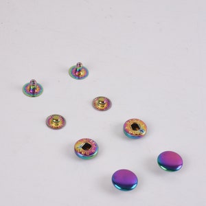 Rose Gold Snaps for Baby Clothes 9.5mm Metal Snap Fasteners 