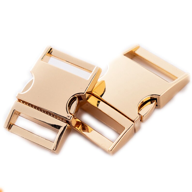 2/10pcs Light Gold Release Slider Buckle bing Buckles Etsy